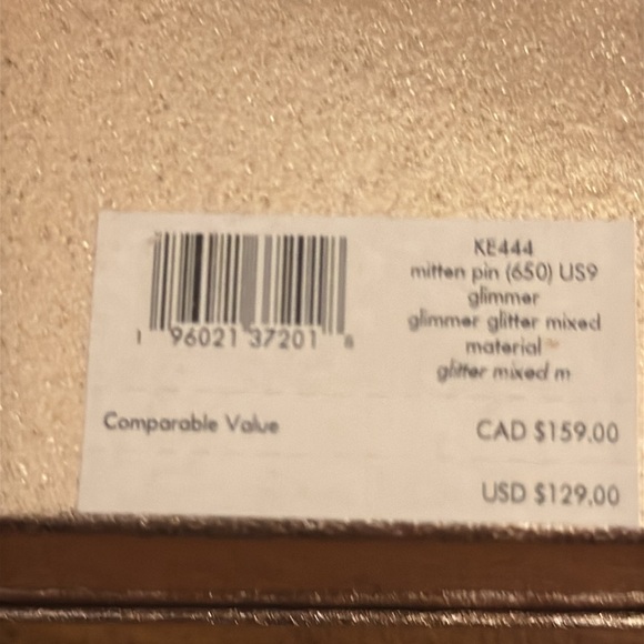 Kate Spade boxed large glitter slim card holder - Picture 4 of 4